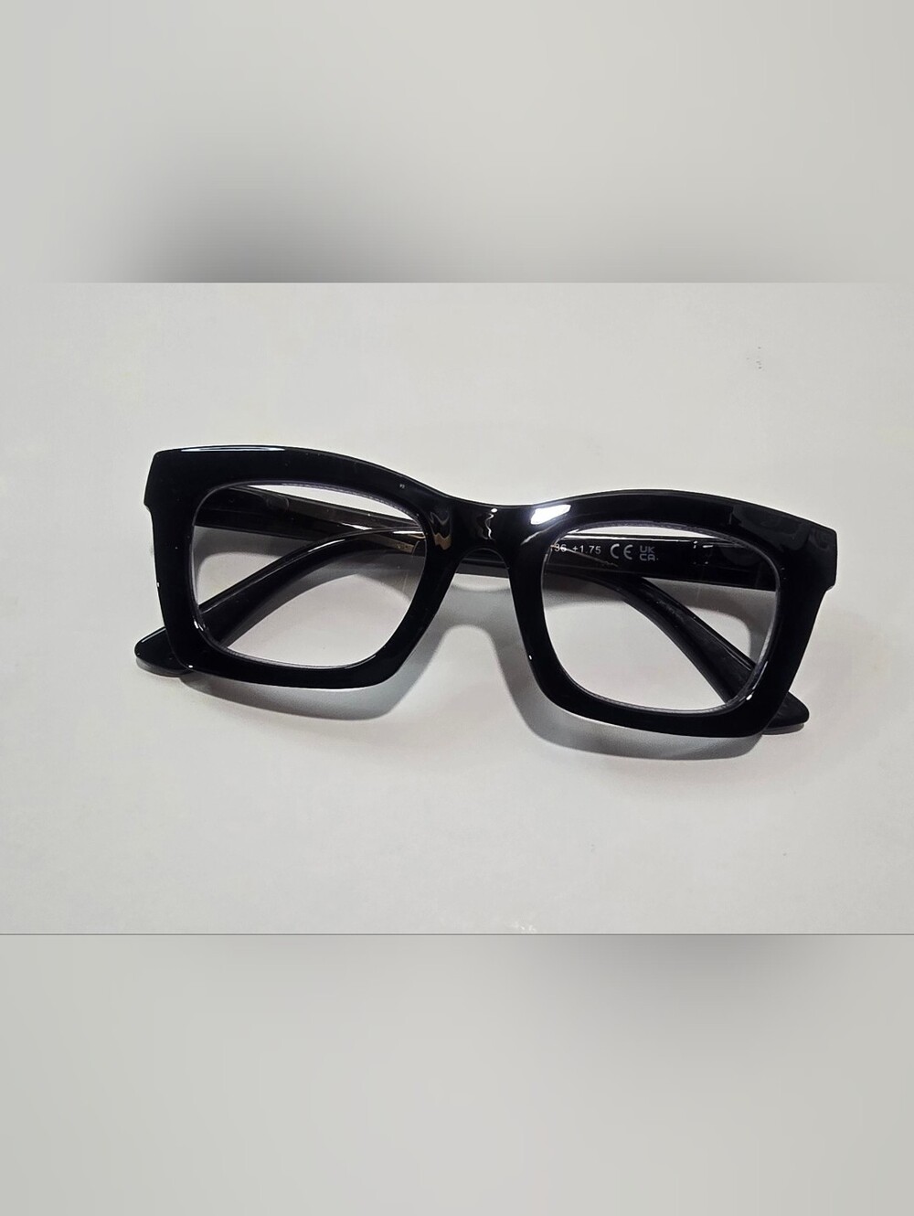 +1.75 Black Reading Glasses – New Without Tags
